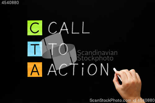 Image of CTA - Call To Action Marketing Concept