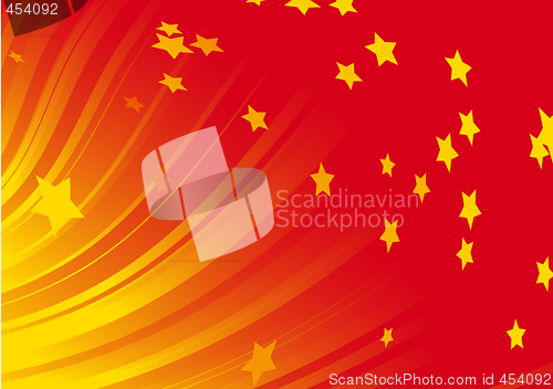 Image of dynamic red background 