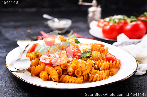 Image of pasta with sauce