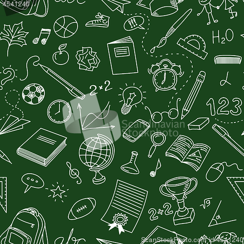 Image of Back To School Seamless Pattern