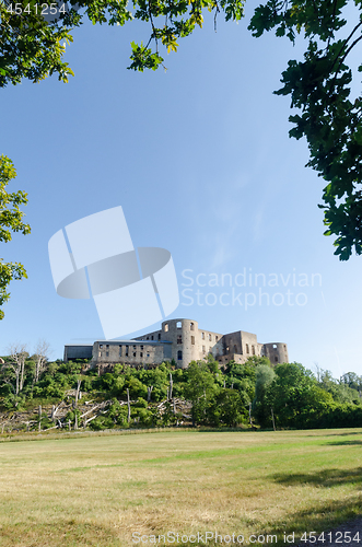 Image of The tourist destination Borgholm castle ruin in Sweden