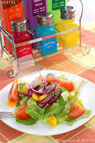 Image of Fresh salad with tomatoes