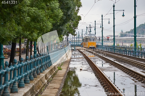 Image of Tram line 2 in Budapest