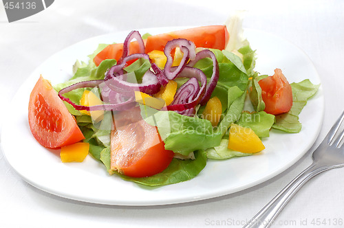 Image of Fresh salad with tomatoes