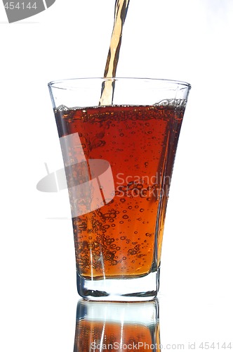 Image of pouring soft drink