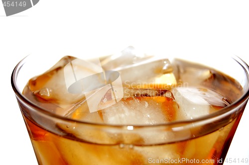 Image of ice filled soft drink