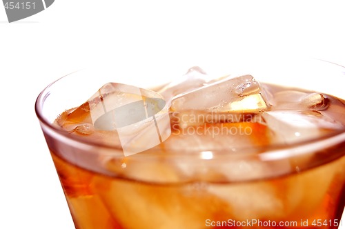 Image of ice filled soft drink