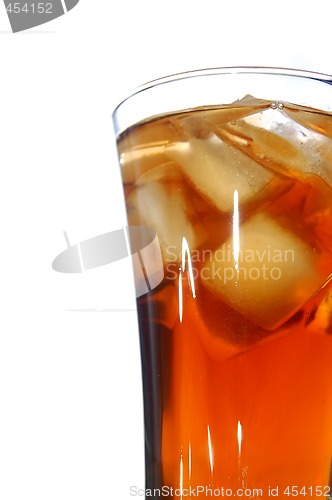 Image of ice filled soft drink