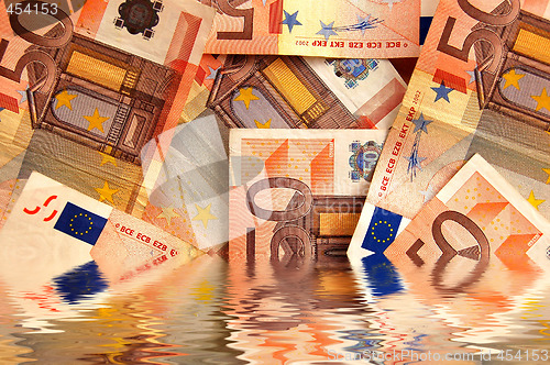 Image of euro background