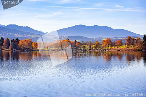 Image of autumn scenery in Bavaria Germany