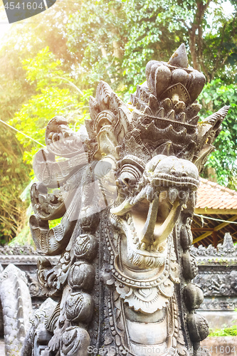 Image of a Hindu statue in Bali Indonesia
