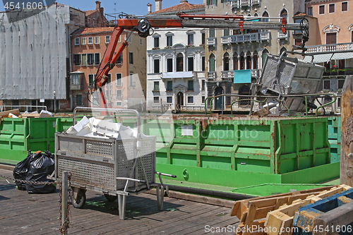 Image of Recycling Garbage Barge
