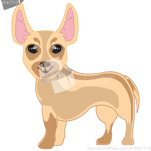 Image of Vector illustration of the small dog of the sort that terrier