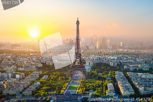 Image of Aerial view of Paris