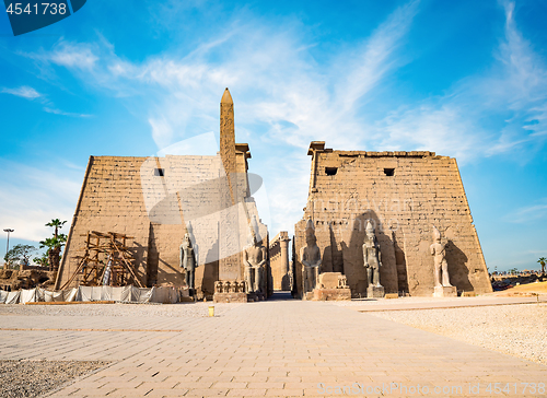 Image of Entrance to Luxor Temple