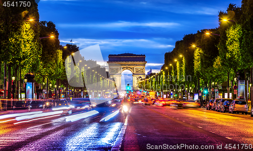 Image of Illuminated Champs Elysee