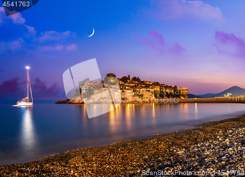 Image of Sveti Stefan beach