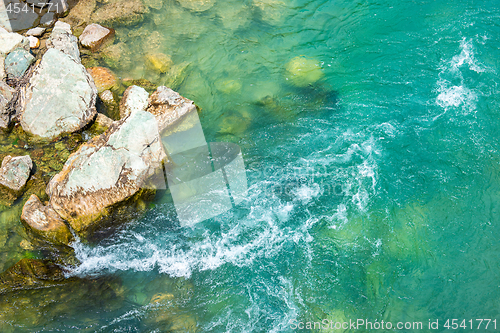 Image of Top view of the river