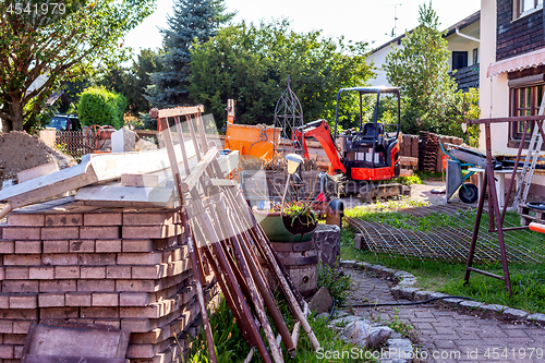 Image of Warehouse of a construction site