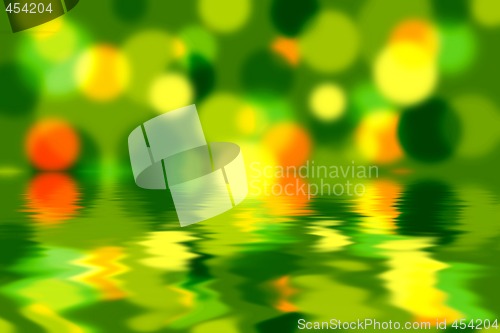 Image of Defocused abstract sparkling lights background