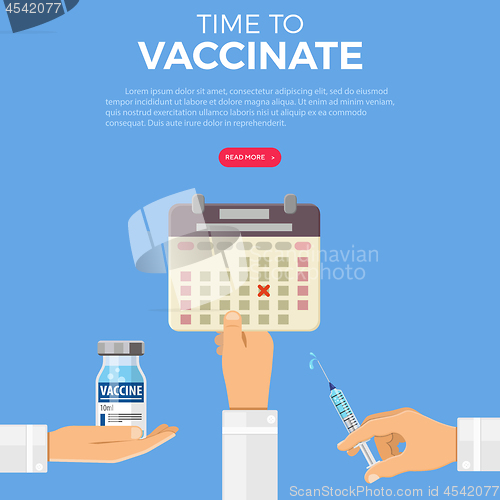 Image of Time to Vaccinate Concept