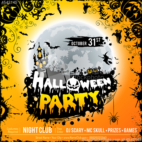 Image of Happy Halloween Party Poster