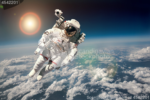 Image of Astronaut in outer space