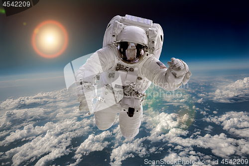 Image of Astronaut in outer space