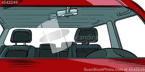 Image of car interior without people