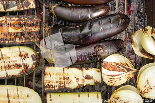 Image of Barbecued Fresh Vegetables