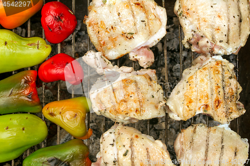 Image of Grilled Vegetables And Poultry
