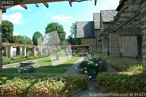 Image of Cloister garth, Vreta kloster Sweden