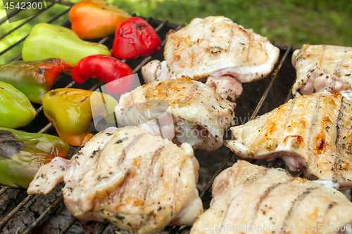 Image of Grilled Vegetables And Poultry