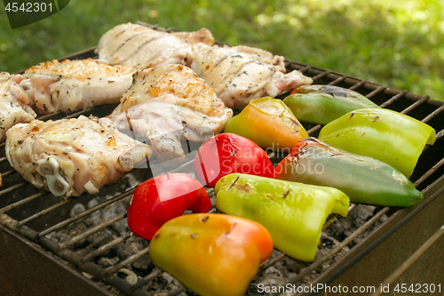 Image of Grilled Vegetables And Poultry