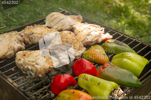 Image of Grilled Vegetables And Poultry
