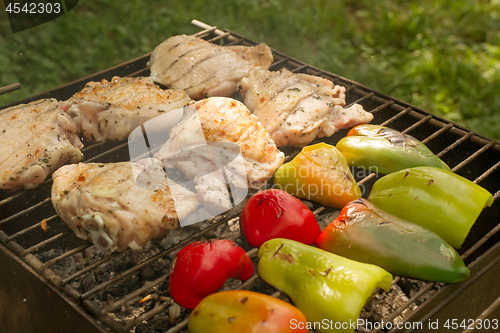 Image of Grilled Vegetables And Poultry