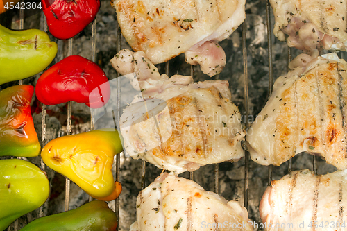 Image of Grilled Vegetables And Poultry
