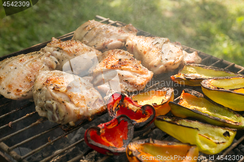 Image of Grilled Vegetables And Poultry