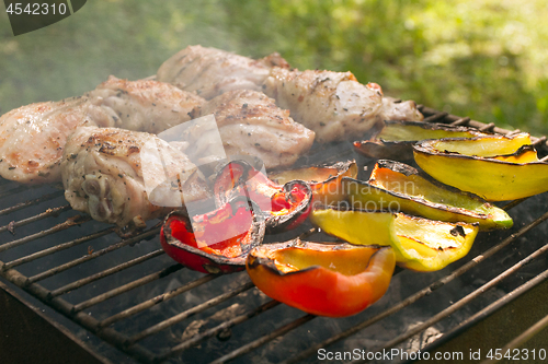 Image of Grilled Vegetables And Poultry