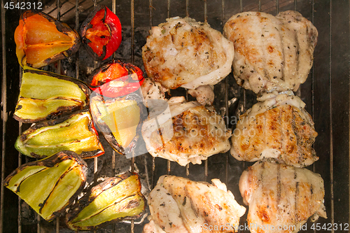 Image of Grilled Vegetables And Poultry