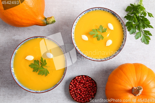 Image of Pumpkin soup.