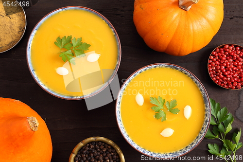 Image of Pumpkin soup.