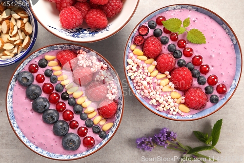 Image of Smoothie bowls.