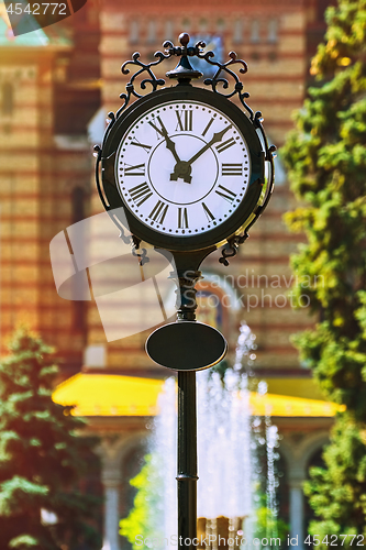 Image of Street Clock in Timisoara