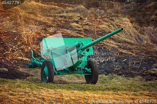 Image of An Old Artillery Gun