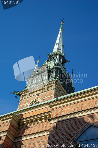 Image of big church in Stockholm Sweden