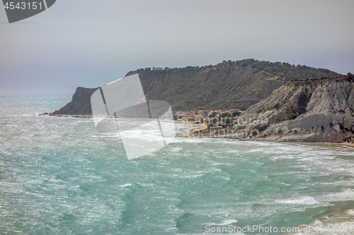 Image of ocean beach at Sicily Italy