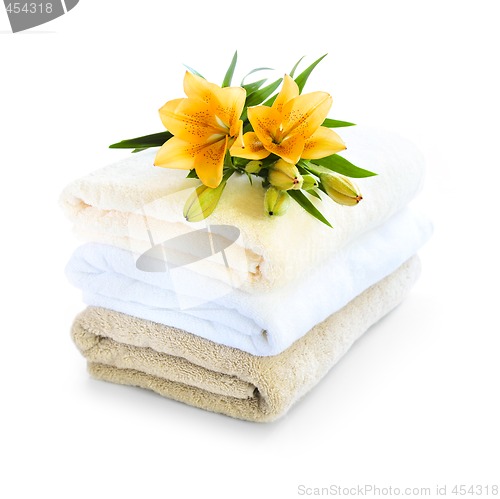 Image of Stack of towels