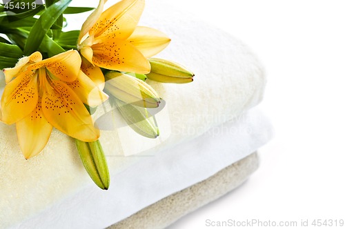 Image of Stack of towels