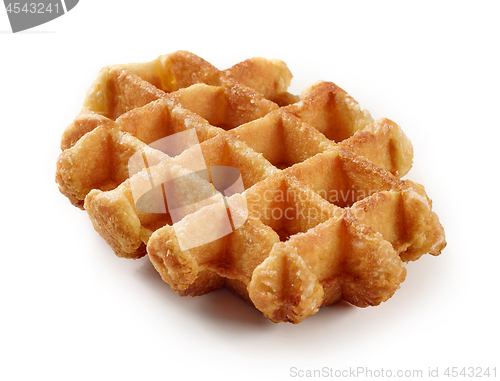 Image of freshly baked belgian waffle